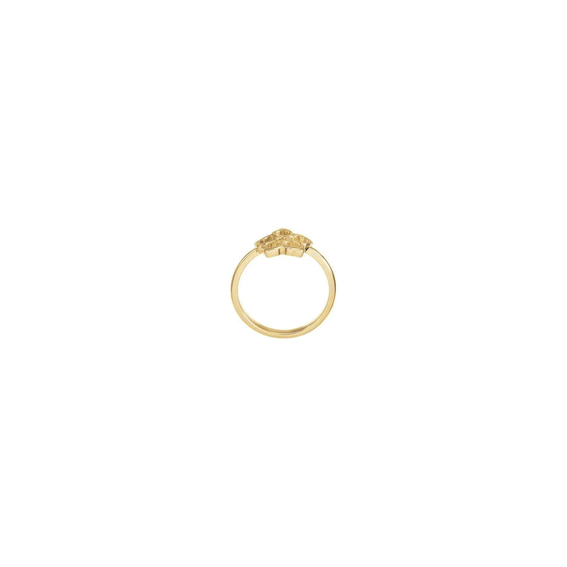 Forget Me Not Flower Ring yellow (14K) setting - Popular Jewelry - New York