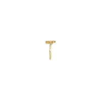 Forget Me Not Flower Ring gul (14K) side - Popular Jewelry - New York