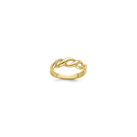Bentuk bebas Braid Ring (14K) utama - Popular Jewelry - New York