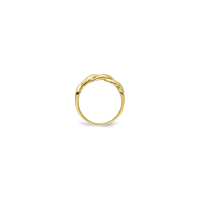 Freeform Braid Ring (14K) setting - Popular Jewelry - New York