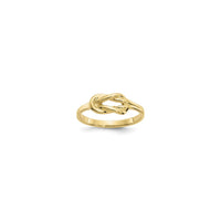 Cincin Simpul Cinta Bentuk Bebas kuning (14K) utama - Popular Jewelry - New York