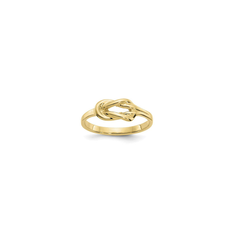 Freeform Love Knot Ring yellow (14K) main - Popular Jewelry - New York