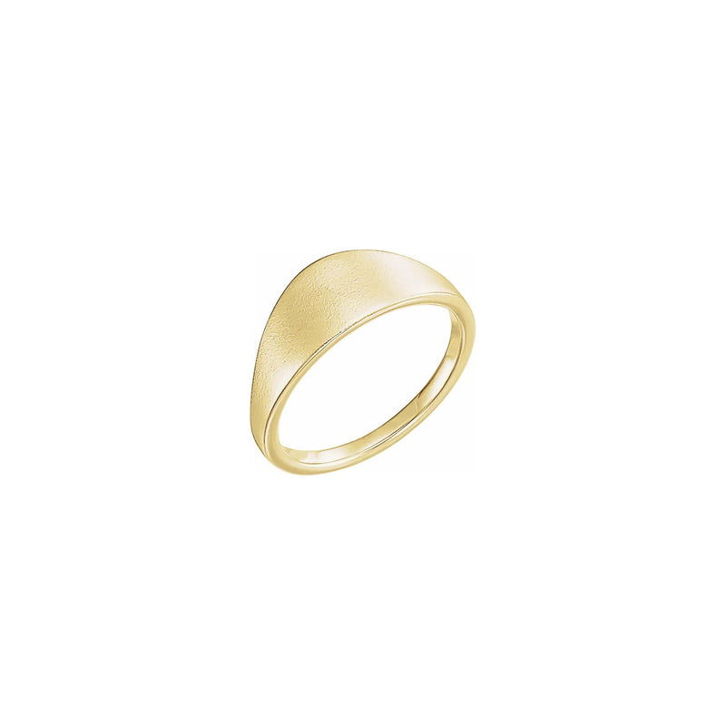 Geometric Signet Ring yellow (14K) main - Popular Jewelry - New York