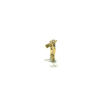 Giraffe Pendant (14K) side - Popular Jewelry - New York