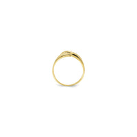 Pengaturan Grooved Freeform Ring (14K) - Popular Jewelry - New York