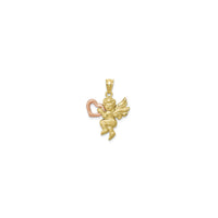 Heart Bearer Little Angel Pendant (14K) front - Popular Jewelry - New York
