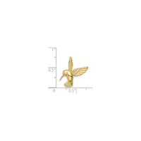 Hummingbird Charm (14K) scale - Popular Jewelry - New York