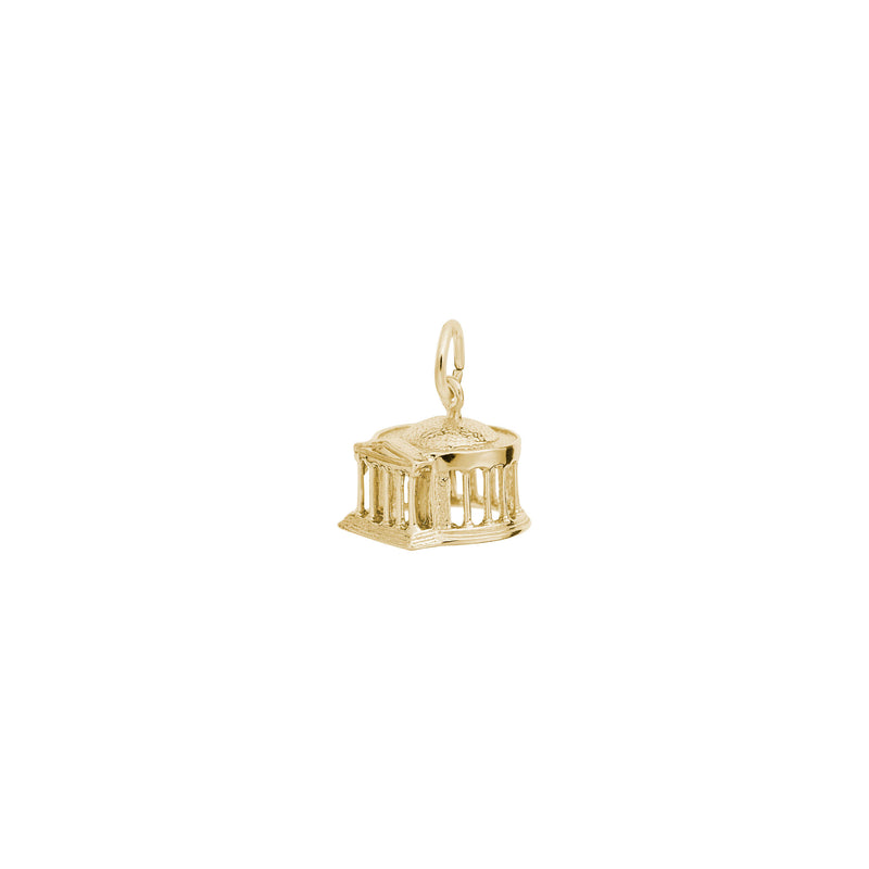 Jefferson Memorial Charm yellow (14K) main - Popular Jewelry - New York