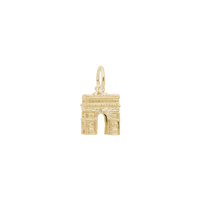 L’Arc de Triomphe Charm yellow (14K) main - Popular Jewelry - New York