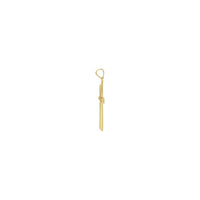 ប៉មពីរ៉ាមីតឆ្លង Pendant ធំ (14K) - Popular Jewelry - ញូវយ៉ក
