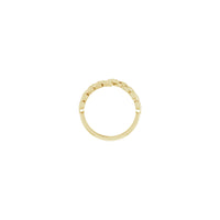 Prsten od lovorovog vijenca žuti (14K) postavka - Popular Jewelry - Njujork