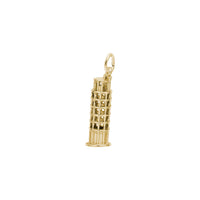 Leaning Tower of Pisa Charm yellow (14K) main - Popular Jewelry - New York