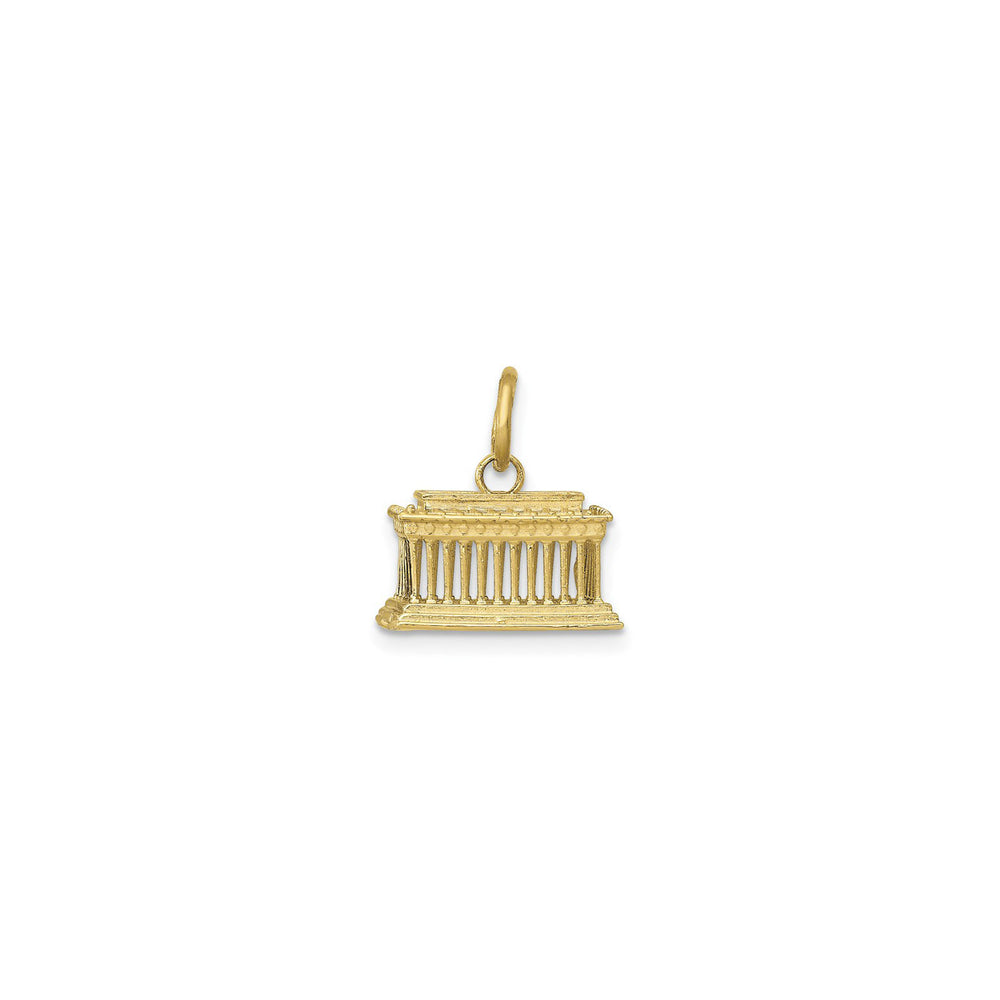 Lincoln Memorial Charm (14K) front - Popular Jewelry - New York