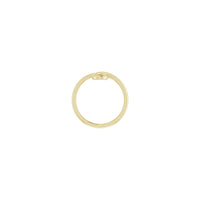 Configuración de anel apilable en bucle amarelo (14K) - Popular Jewelry - Nova York