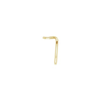 Looped Stackable Ring yellow (14K) side - Popular Jewelry - New York