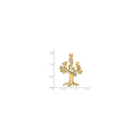 Lajan Tree Pendant (14K) echèl - Popular Jewelry - Nouyòk