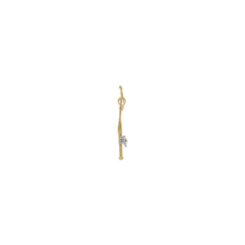 Moveable Fishing Pole with Reel Pendant Popular J Moveable Fishing Pole with Reel Pendant Popular J