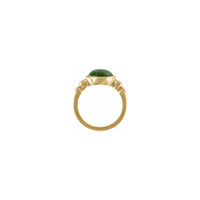 Амбиент за нефрит adeејд дијамантски прстен (14K) - Popular Jewelry - Њујорк