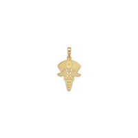 Mukoti Cap Caduceus Pendant (14K) kumashure - Popular Jewelry - New York