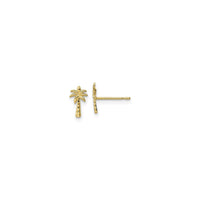 Petite Palm Tree Stud Earrings (14K) main - Popular Jewelry - New York