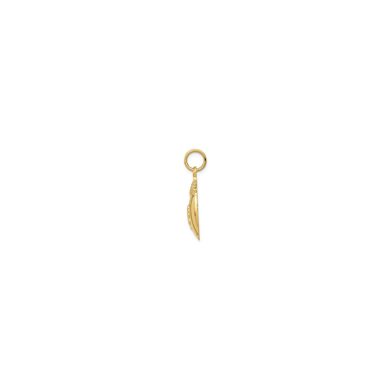 Pot of Gold Charm (14K) side - Popular Jewelry - New York
