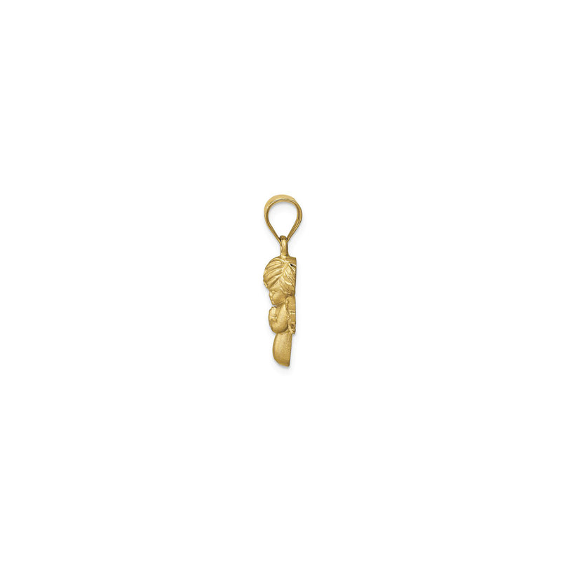 Praying Little Angel Pendant (14K) – Popular J