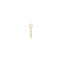 Qalbiga Quduuska ah ee Billadda Maryan 15 mm (14K) - Popular Jewelry - New York