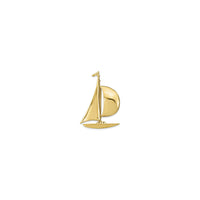 Sailboat Charm (14K) front - Popular Jewelry - New York