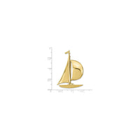 Sailboat Charm (14K) scale - Popular Jewelry - New York