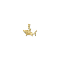 Pendente Shark Satin (14K) frontale - Popular Jewelry - New York
