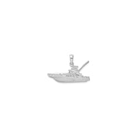 Sportfishing Boat Pendant (Silver) front - Popular Jewelry - New York
