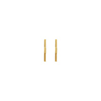 ຂ້າງດາວ Hoop ຕຸ້ມສີເຫຼືອງ (14K) - Popular Jewelry - ເມືອງ​ນີວ​ຢອກ