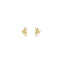 ਸਟਾਰਬਰਸਟ ਸਟੱਡ ਈਅਰਰਿੰਗਸ ਪੀਲੇ (14K) ਸਾਹਮਣੇ - Popular Jewelry - ਨ੍ਯੂ ਯੋਕ