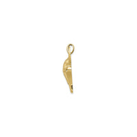 स्टीयर स्कल पेंडेंट (14K) बाजू - Popular Jewelry - न्यूयॉर्क