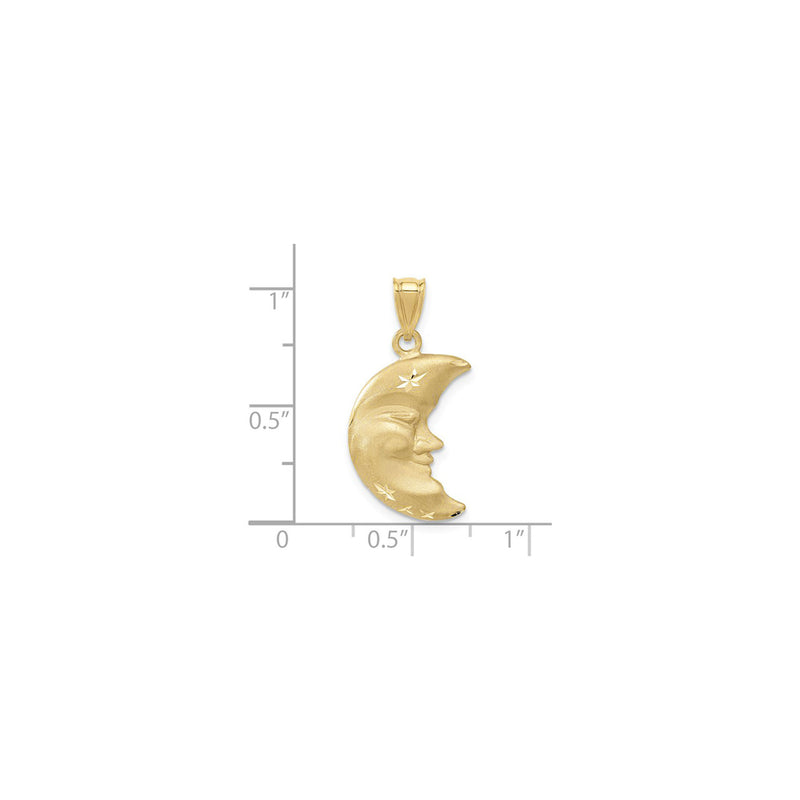 Sweet Dreams Crescent Moon Pendant (14K) scale - Popular Jewelry - New York