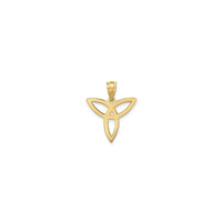 Trinity Symbol Pendant (14K) back - Popular Jewelry - New York