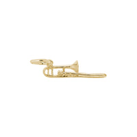 Trombone Charm yellow (14K) Main - Popular Jewelry - New York