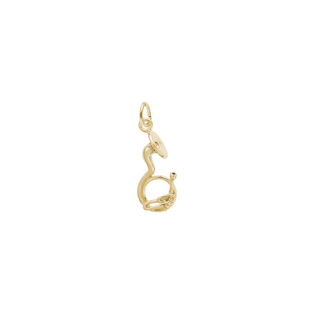 Tuba Charm yellow (14K) main - Popular Jewelry - New York