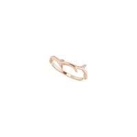 Branch Ring rose (14K) diagonal - Popular Jewelry - New York