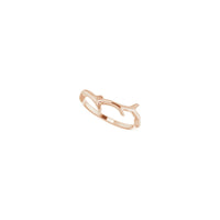Adarra Eraztun arrosa (14K) diagonala - Popular Jewelry - New York