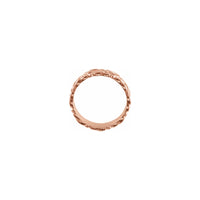 Kelta inspirita Trinity Eternity Ring rozo (14K) agordo - Popular Jewelry - Novjorko