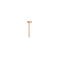 সেল্টিক-অনুপ্রাণিত ট্রিনিটি স্ট্যাকেবল রিং রোজ (14K) সাইড - Popular Jewelry - নিউ ইয়র্ক