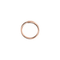 Klasping Spikes Ring rose (14K) postavka - Popular Jewelry - Njujork