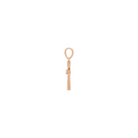 ಡೈಮಂಡ್ ಇನ್ಕ್ರಸ್ಟೆಡ್ ಆಂಕ್ ಪೆಂಡೆಂಟ್ ಗುಲಾಬಿ (14K) ಬದಿಯಲ್ಲಿ - Popular Jewelry - ನ್ಯೂ ಯಾರ್ಕ್