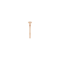 ডায়মন্ড সেমি-অ্যাকসেন্টেড ইনফিনিটি রিং রোজ (14K) পাশ - Popular Jewelry - নিউ ইয়র্ক
