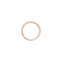 Geometric Signet Ring rose (14K) setting - Popular Jewelry - New York
