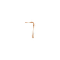 Looped Stackable Ring rose (14K) side - Popular Jewelry - New York