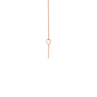 বেবি মেডেলিয়ন নেকলেস রোজ (14K) সাইড সহ লাভলী মা - Popular Jewelry - নিউ ইয়র্ক