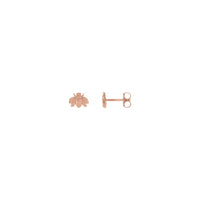 ಪರಾಗಸ್ಪರ್ಶಕ ಬೀ ಸ್ಟಡ್ ಕಿವಿಯೋಲೆಗಳು ಗುಲಾಬಿ (14 ಕೆ) ಮುಖ್ಯ - Popular Jewelry - ನ್ಯೂ ಯಾರ್ಕ್
