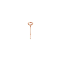 Rope Infinity Ring rose (14K) lehlakore - Popular Jewelry - New york